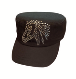 Military Style Bling Cap -horse head.  Afterpay available