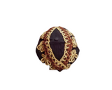 Caps designed by fly n high horse wear brown and gold