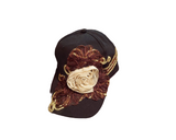 Caps designed by fly n high horse wear /brown and cream