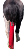 Waterproof satin lined tail bags elastic top
