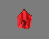 Hay bag red with black binding