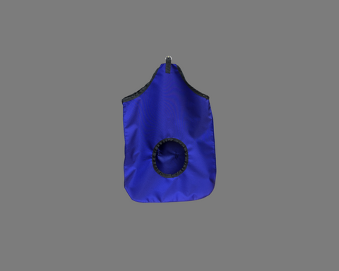 Hay bag blue/ black with black binding