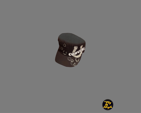 Military Style Bling Cap -cow girl.  Afterpay available