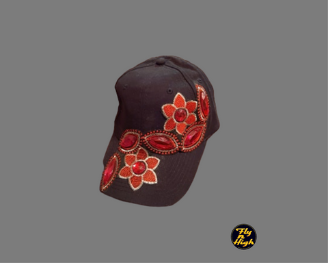 Caps designed by fly n high horse wear/ red and black