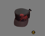 Military Style Bling Cap -red horse.  Afterpay available