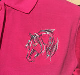Embroidered pink shirt size 10