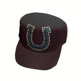 Military Style Bling Cap -horse shoe.  Afterpay available