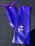 Lycra tie in tail bags purple