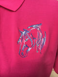 Embroidered pink shirt size 12